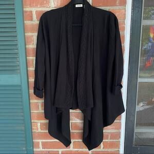 Black sweater cardigan